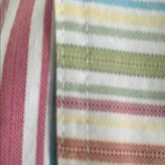 Talbots Woman Pastel Rainbow Striped Women's Blazer Freshly Dry-cleaned SZ 16W - Picture 9 of 11